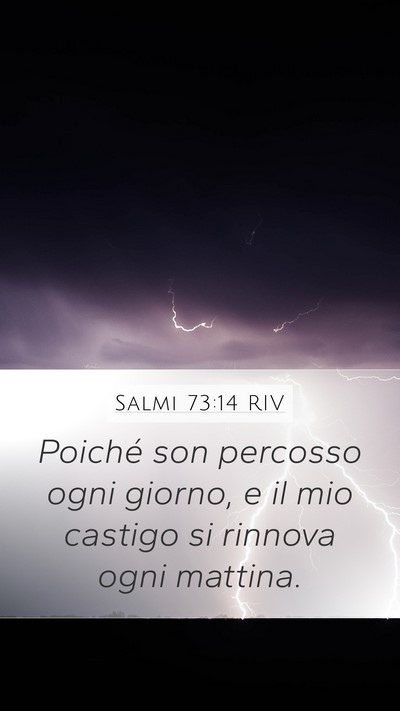 Salmi 73:14 RIV Bible Verse Image