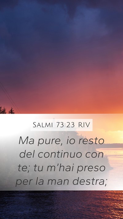 Salmi 73:23 RIV Bible Verse Image
