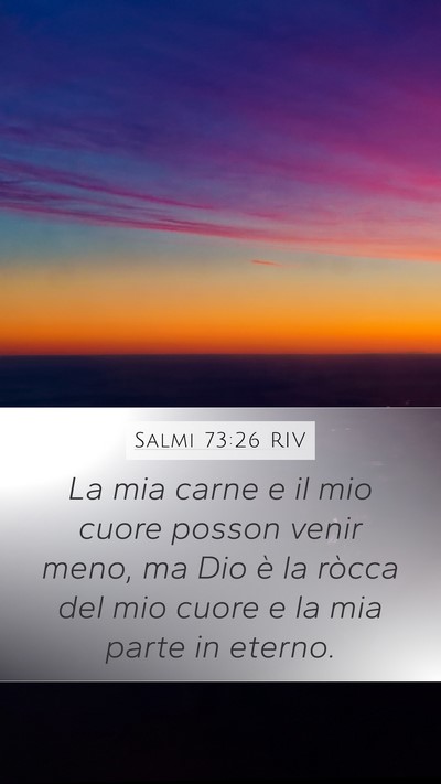 Salmi 73:26 RIV Bible Verse Image