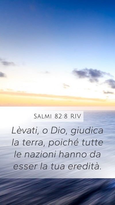 Salmi 82:8 RIV Bible Verse Image