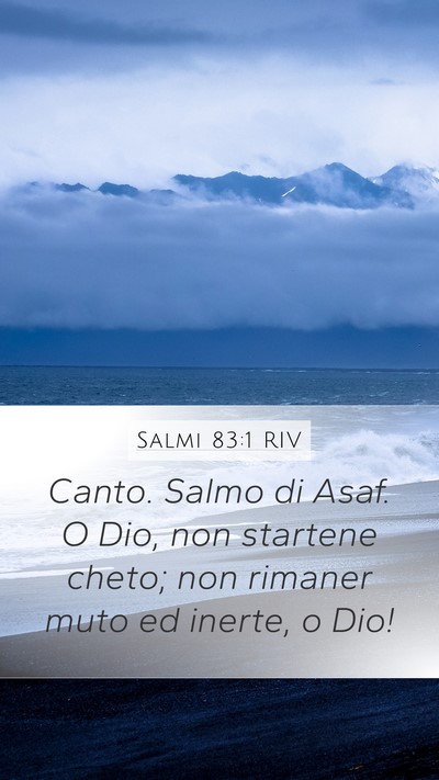 Salmi 83:1 RIV Bible Verse Image