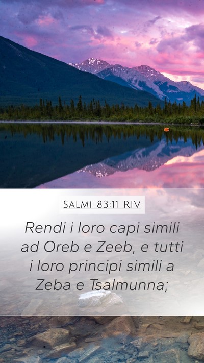 Salmi 83:11 RIV Bible Verse Image