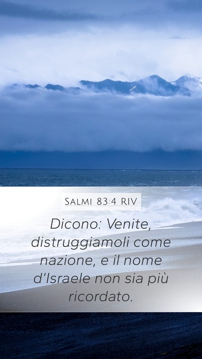 Salmi 83:4 RIV Bible Verse Image