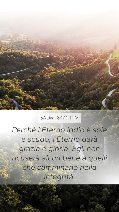 Salmi 84:11 RIV Bible Verse Image