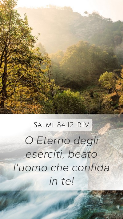 Salmi 84:12 RIV Bible Verse Image