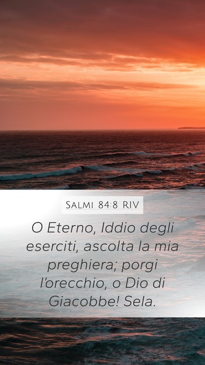 Salmi 84:8 RIV Bible Verse Image