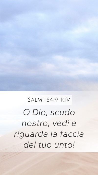 Salmi 84:9 RIV Bible Verse Image
