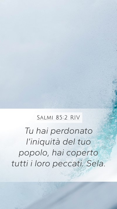 Salmi 85:2 RIV Bible Verse Image