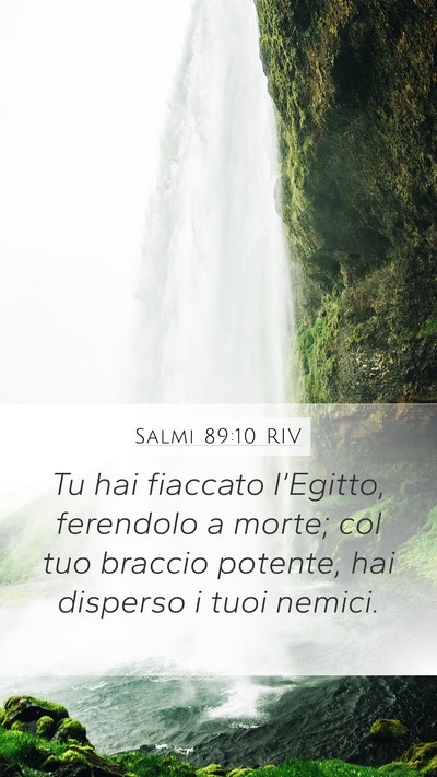 Salmi 89:10 RIV Bible Verse Image