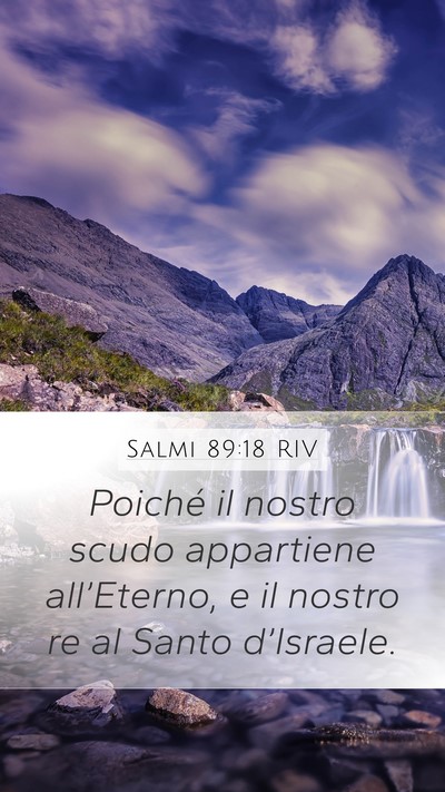 Salmi 89:18 RIV Bible Verse Image