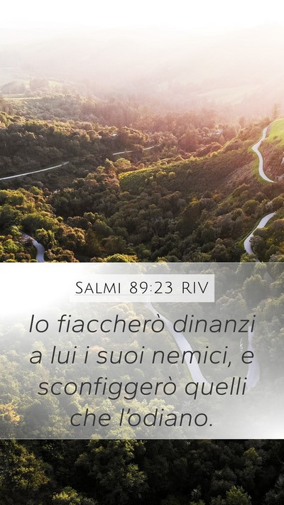 Salmi 89:23 RIV Bible Verse Image