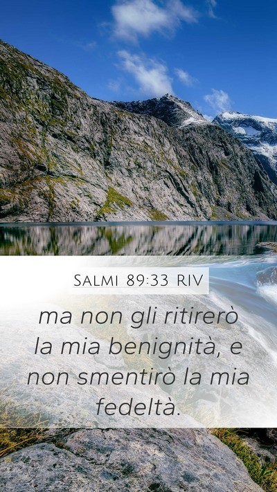 Salmi 89:33 RIV Bible Verse Image