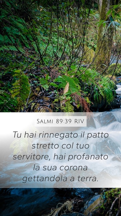 Salmi 89:39 RIV Bible Verse Image