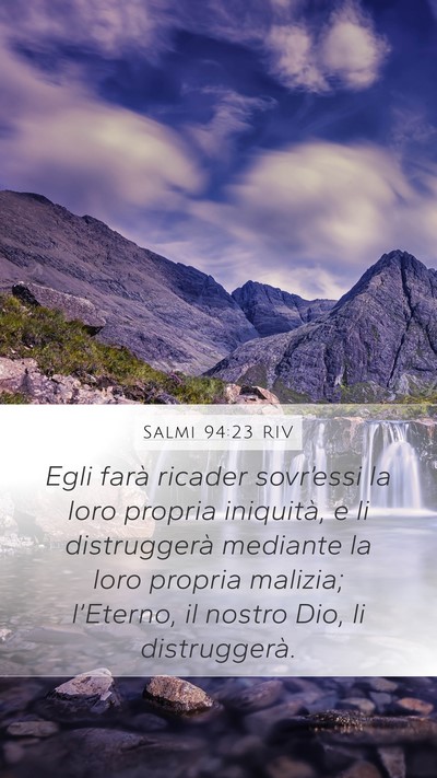 Salmi 94:23 RIV Bible Verse Image