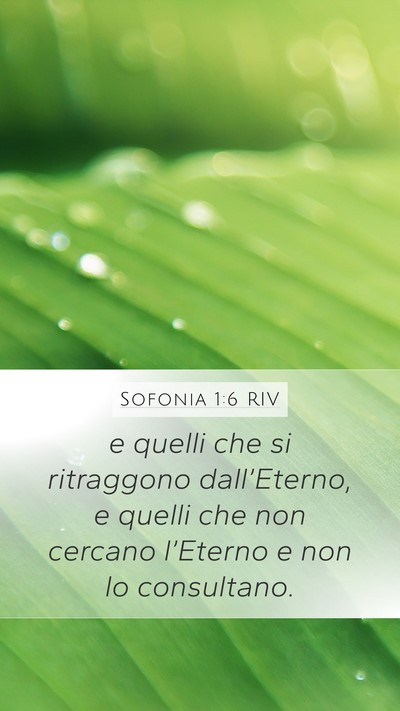 Sofonia 1:6 RIV Bible Verse Image