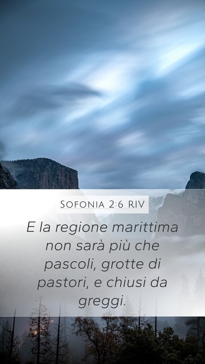 Sofonia 2:6 RIV Bible Verse Image