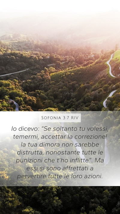 Sofonia 3:7 RIV Bible Verse Image
