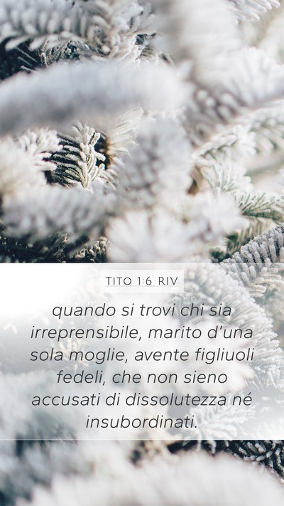 Tito 1:6 RIV Bible Verse Image