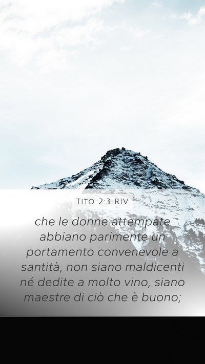 Tito 2:3 RIV Bible Verse Image