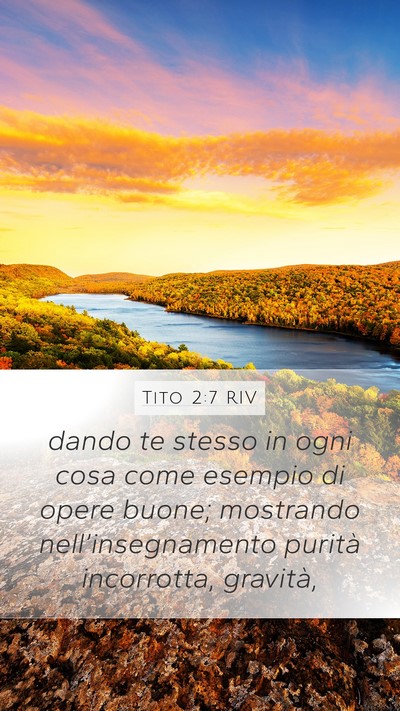 Tito 2:7 RIV Bible Verse Image