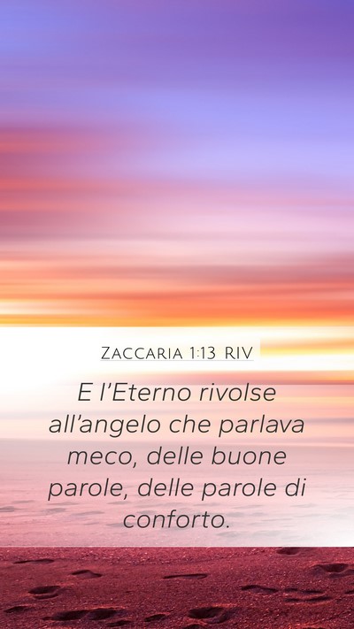Zaccaria 1:13 RIV Bible Verse Image