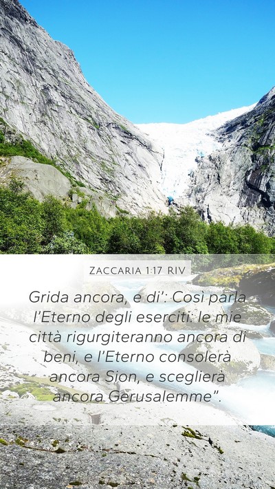Zaccaria 1:17 RIV Bible Verse Image