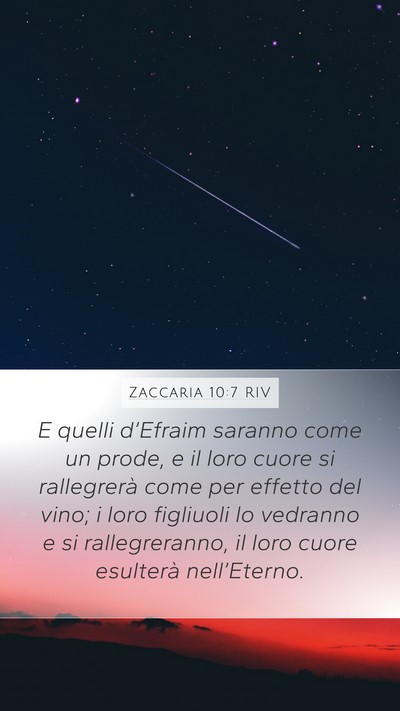 Zaccaria 10:7 RIV Bible Verse Image