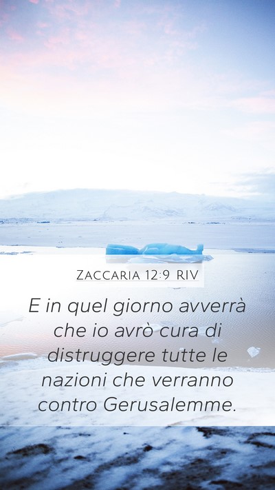 Zaccaria 12:9 RIV Bible Verse Image