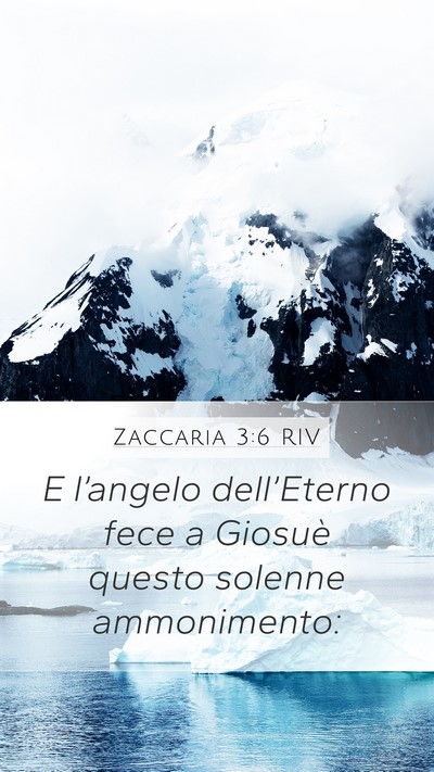 Zaccaria 3:6 RIV Bible Verse Image